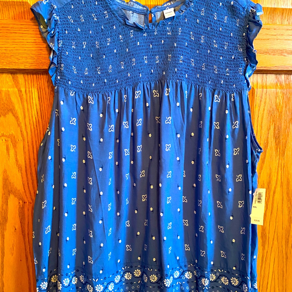 Old Navy Smocked Blouse